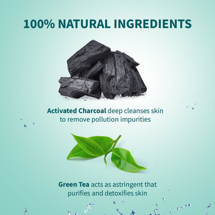 Pollution Detox Charcoal Face Wash